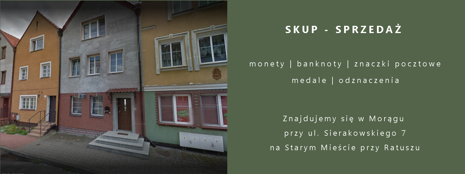 Sklep numizmatyczny w Morągu